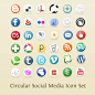 Circular Social Media Icons Repack