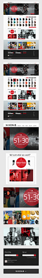 Nixon Redesign Concept on Web Design Served http://designart.zcool.com.cn/    