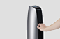 BLOW : The Blow is an air purifier with an added energy-saving air heater function. Two cylindrical fans are arranged vertically inside, absorbing air from the back and expelling it in front. Inside the front grill is an instant heating module to adjust t