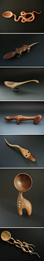 **photo only** NEAT wood spoon ideas but not sure I am that adventurous!: 