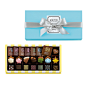 日本Morozoff 情人节限定 蒂芙尼蓝 幸运字母巧克力礼盒 36个入