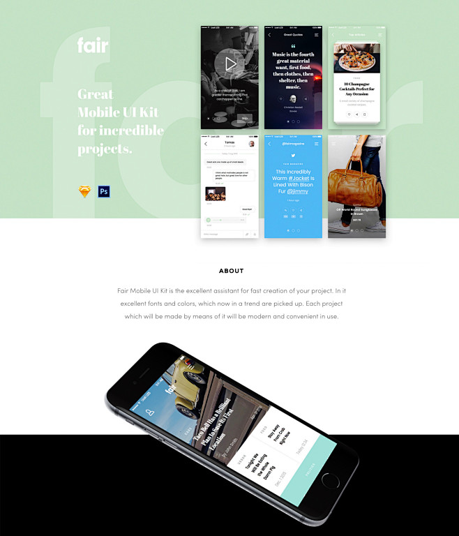 Fair Mobile UI Kit :...