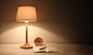 原木台灯 创意 原创正品北欧简约装饰台灯床头卧室灯最新款木色