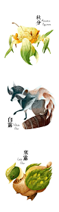#飞乐鸟分享# 今日谷雨，气温回暖，来欣赏下台湾插画师Cinyee Chiu设计的二十四节气动物插画，每一幅都彰显着中华传统文化之美。 ​​​​