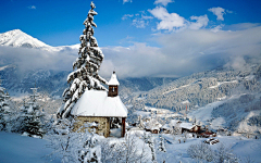 有何不可∩_∩o*采集到大背景—冬天雪峰