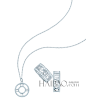 蒂芙尼 (Tiffany & Co.) Atlas系列珠宝
18K白金镶钻圆形镂空吊坠 18K白金镶钻戒指；18K白金镶钻戒指