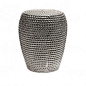 Leah Metallic Garden Stool