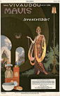 100年前的化妆品广告设计作品。 | 插画师：Fred L. Packer ​ ​​​​
