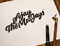 俄罗斯 ET Lettering Studio 工作室手绘字体作品欣赏。
