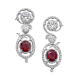 High Jewellery - Ruby & Diamond earrings | Boodles