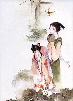 蓝梦采集到花女词