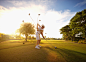 Multiple exposures of Caucasian golfer hitting ball on course by Gable Denims on 500px