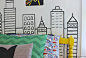 Bright And Modern Superhero Themed Room For Three Boys | Kidsomania