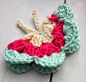 Butterfly Crafts for Kids :: Free Crochet Pattern Don't miss out! Follow FineCraftGuild.com on Facebook to bring more life into your home w...