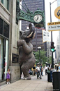 Sculpture of elephant in Chicago