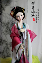 【群芳】bjd 古装盘发 3分假发-淘宝网