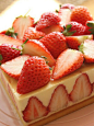 #草莓蛋糕 下午茶 甜点#