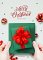 2018高品质圣诞节海报PSD-Merry-Christmas :  