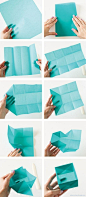 手工达人的折纸教程：折纸盒子