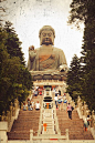 Big Buddha Ngong Ping, Outlying Islands, Hong Kong  China - Amazing. Got me thinking too, maybe I'll start a travel blog when I get planning...