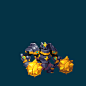 gigantus, duelist, minion, golem, attack, kick, character design, evocar, destruction, evil, world of worcraft, dota, dota2, rpg, rts, strategy, animation, animated, animados, animação, animacion, 8bit, pixel art, digital art, video games, game art, game 