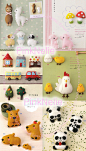 Handmade Cute FELT MASCOTS n3396 Japanese Craft Book by PinkNelie