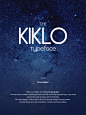 Kiklo : Kiklo is a modern and structured typography.The idea was to create a slightly geometric font that would look as good big or very small...inspired by cirlce and sans serif font familes.Slim and elegant, it was made to fit your everyday designs and 