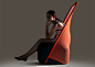 Cradle chair by Layer for Moroso