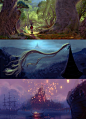 Tangled concept art. #tangled #disney #art | [-CONCEPT art-]