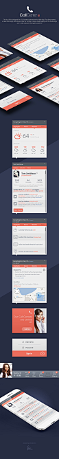 Call Center App UI kit on Behance