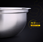 304不锈钢盆圆形汤盆带盖盆加厚加深和面打蛋盆调料盆料理盆洗菜-tmall.com天猫