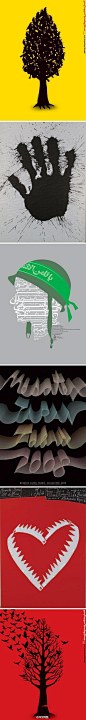 第十届德黑兰国际海报双年展获奖作品欣赏。