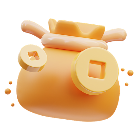 Money Bag 3D Icon