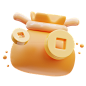 Money Bag 3D Icon