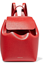 Mansur Gavriel | 纹理皮革迷你双肩包 | NET-A-PORTER.COM