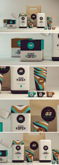 #包装#JJ Royal咖啡是印度尼西亚最稀有的咖啡，由巴西设计工作室Isabela Rodrigues设计的包装，展示了经典的极简主义风格，纯净的容器与质感十足的包装元素沁人心脾，流线的造型给人以咖啡丝滑的享受，整个包装干净、极致、品味、优雅。http://t.cn/zHawxlA