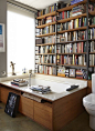 bathroom library