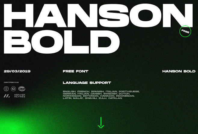 HANSON BOLD (FREE FO...