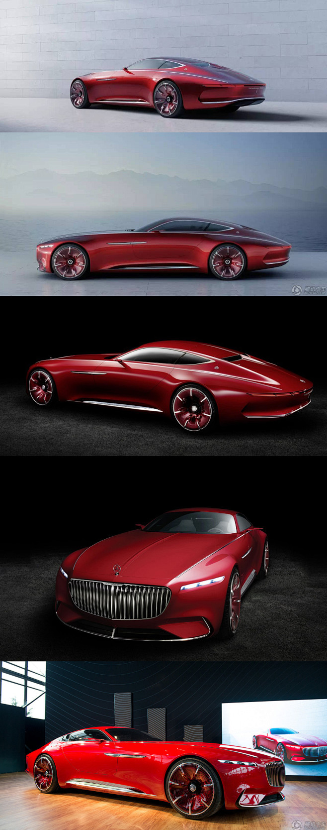 奔驰迈巴赫6的概念车发布 -好车跑车车尾...