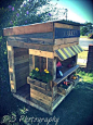 DIY Rustic Wooden Pallet Cubby Houses