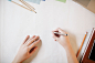 Overhead view of businesswoman writing. by EasyPx on 500px