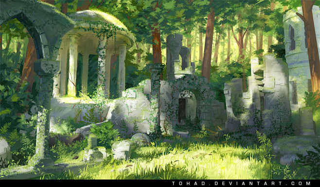 Forest ruins : Early...