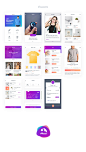 UI Kits : We crafted special UI kit that gives the more energetic look to your app. Macaw is clean, colorful, stylish and useful. We spend hundreds of hours to create this beautiful looking UI kit. Macaw has ready to use 86 HQ templates with 8 different c