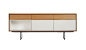 Aura Credenza
H 30.5" W 77" D 18.75"
http://www.deringhall.com/products/furniture/storage/credenzas/15078/aura-credenza--3#