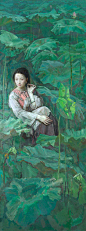 章仁缘油画作品欣赏 --中国古典绘画。#油画# #古装美人# #梦回古代# @予心木子