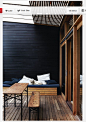 black + wood | House home | Pinterest