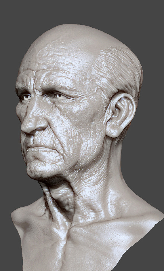 Zbrush face old by m...