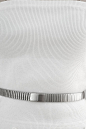 Brushed Silver Watch Link Belt