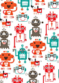 Robot Characters by Stephanie Hinton