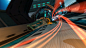 WipEout HD - Feisar - PlayStation 3 In-game Model, Dean Ashley : My role on WipEout HD was primarily ship artist, seeing the in game assets through from design and creation to their final in-game state.  As well as modelling and texturing, I also assisted